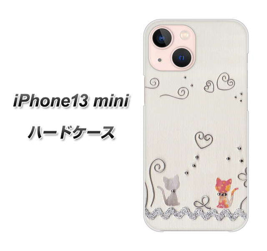 iPhone13 mini 高画質仕上げ 背面印刷 ハードケース【1103 クラフト写真ネコ】