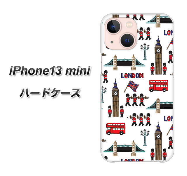 iPhone13 mini 高画質仕上げ 背面印刷 ハードケース【EK811 ロンドンの街】