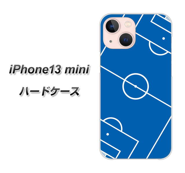 iPhone13 mini 高画質仕上げ 背面印刷 ハードケース【IB922 SOCCER_ピッチ】