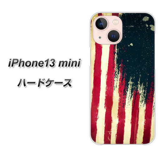iPhone13 mini 高画質仕上げ 背面印刷 ハードケース【MI805 ヴィンテージアメリカ】