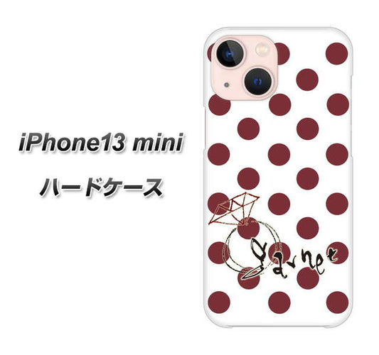 iPhone13 mini 高画質仕上げ 背面印刷 ハードケース【OE810 1月ガーネット】