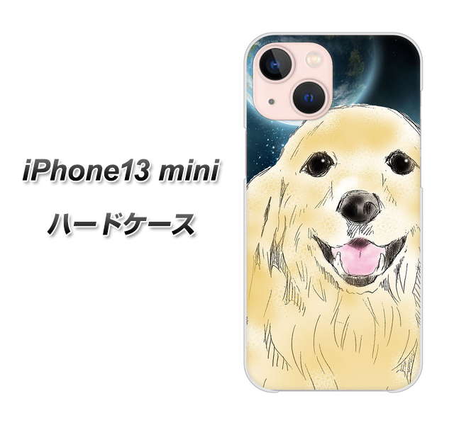 iPhone13 mini 高画質仕上げ 背面印刷 ハードケース【YD826 ゴールデンレトリバー02】