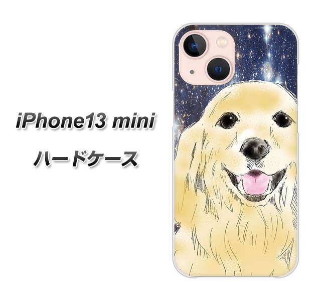 iPhone13 mini 高画質仕上げ 背面印刷 ハードケース【YD828 ゴールデンレトリバー04】