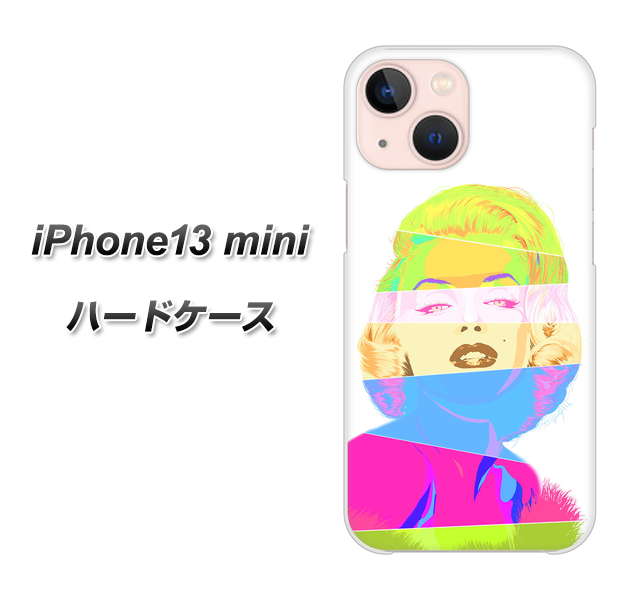 iPhone13 mini 高画質仕上げ 背面印刷 ハードケース【YJ208 マリリンモンローデザイン(A)】
