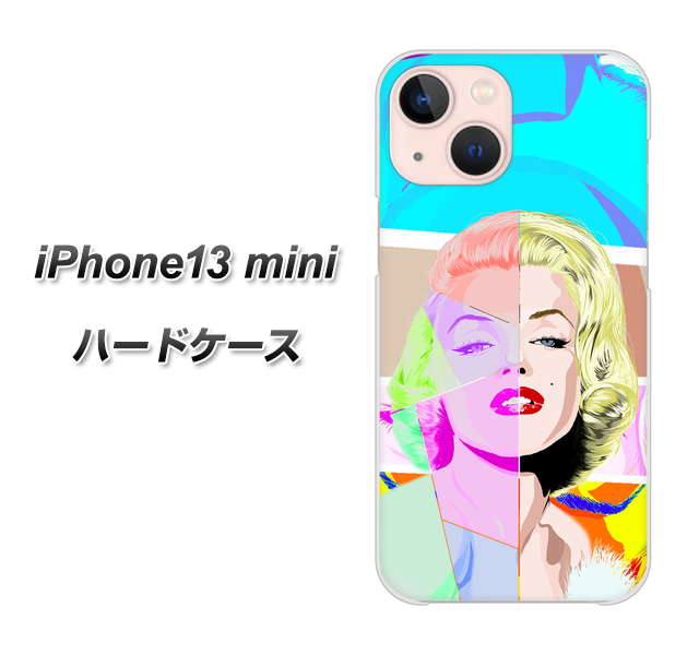 iPhone13 mini 高画質仕上げ 背面印刷 ハードケース【YJ210 マリリンモンローデザイン(C)】