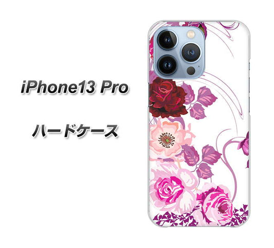 iPhone13 Pro 高画質仕上げ 背面印刷 ハードケース【116 ６月のバラ】