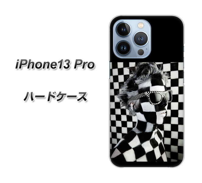 iPhone13 Pro 高画質仕上げ 背面印刷 ハードケース【357 bk&wh】