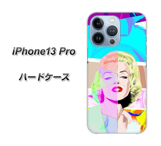 iPhone13 Pro 高画質仕上げ 背面印刷 ハードケース【YJ210 マリリンモンローデザイン(C)】