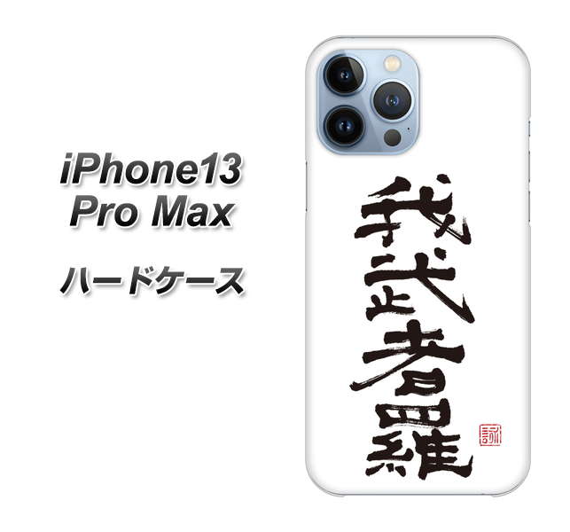 iPhone13 Pro Max 高画質仕上げ 背面印刷 ハードケース【OE843 我武者羅(がむしゃら)】
