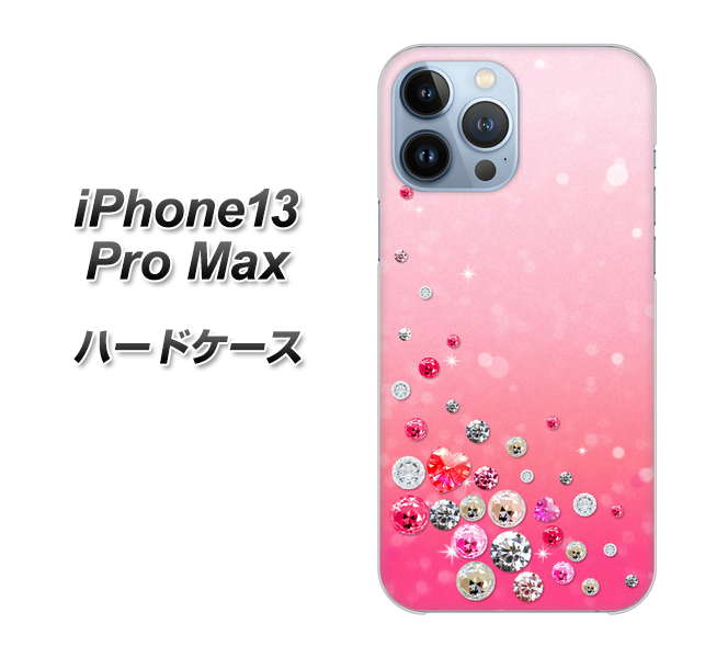iPhone13 Pro Max 高画質仕上げ 背面印刷 ハードケース【SC822 スワロデコ風プリント】