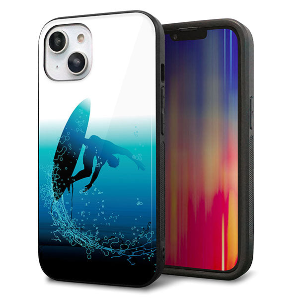 iPhone14 強化ガラス&TPUスマホケース ガラプリ【416 カットバック】