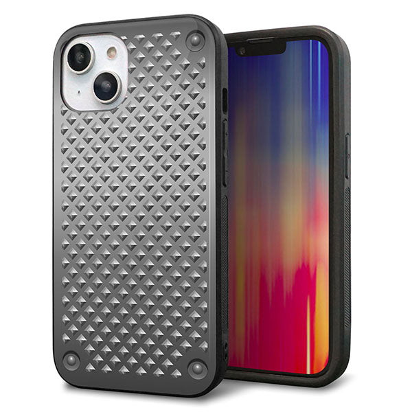 iPhone14 強化ガラス&TPUスマホケース ガラプリ【570 スタックボード】