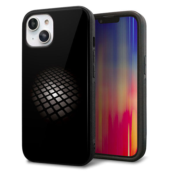 iPhone14 強化ガラス&TPUスマホケース ガラプリ【607 サイエンスコア】