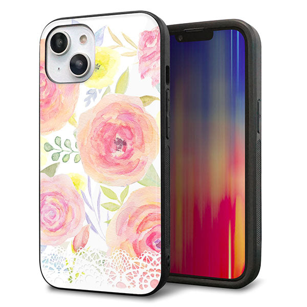 iPhone14 強化ガラス&TPUスマホケース ガラプリ【SC945 ドゥ・パフューム3】