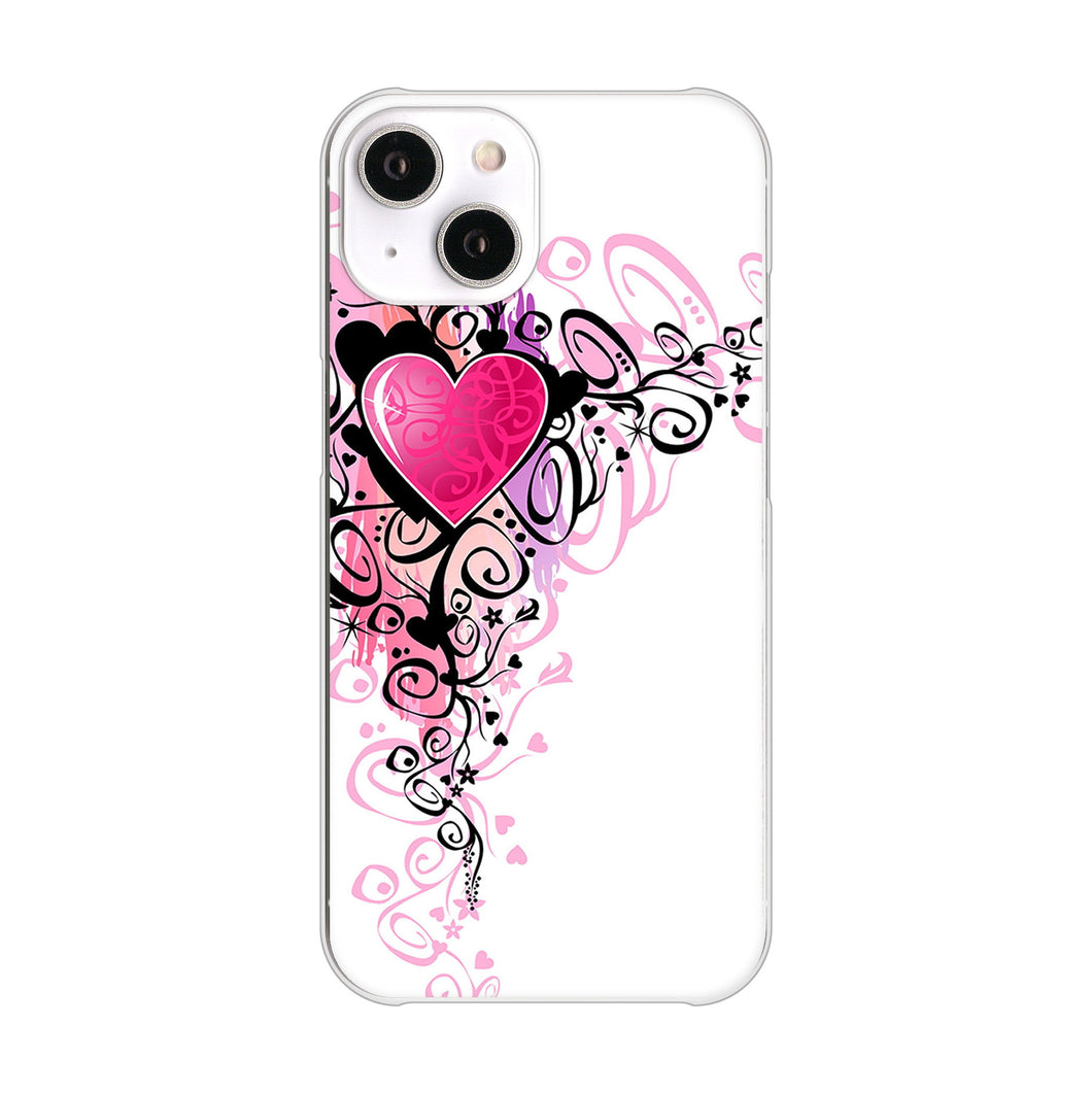 iPhone14 高画質仕上げ 背面印刷 ハードケース きらめきハート