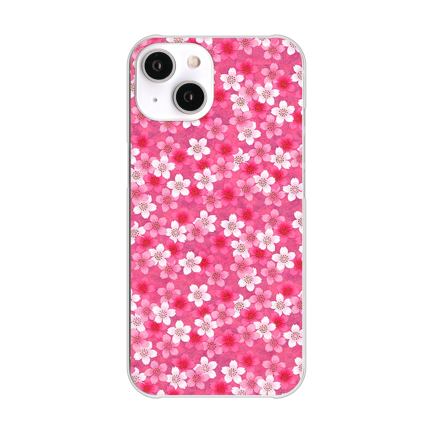 iPhone14 高画質仕上げ 背面印刷 ハードケース リバティプリント