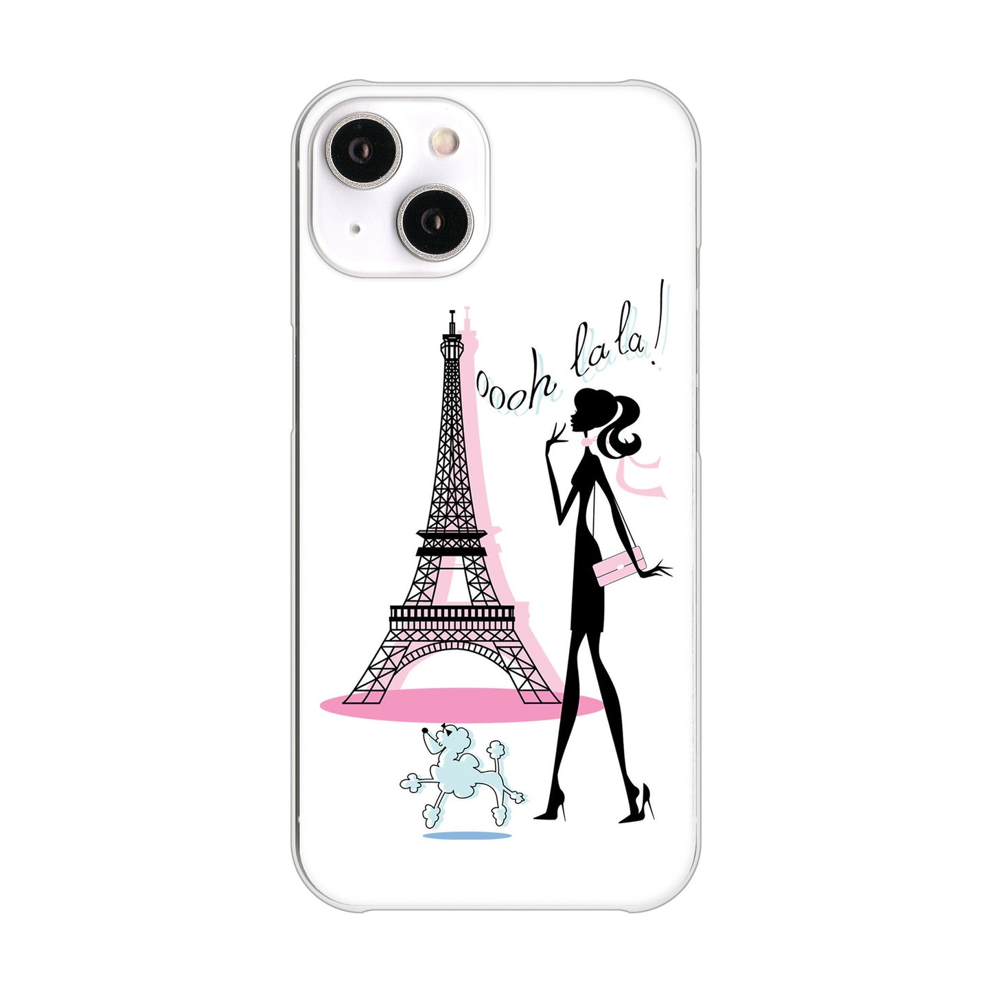 iPhone14 高画質仕上げ 背面印刷 ハードケース LOVE フランス