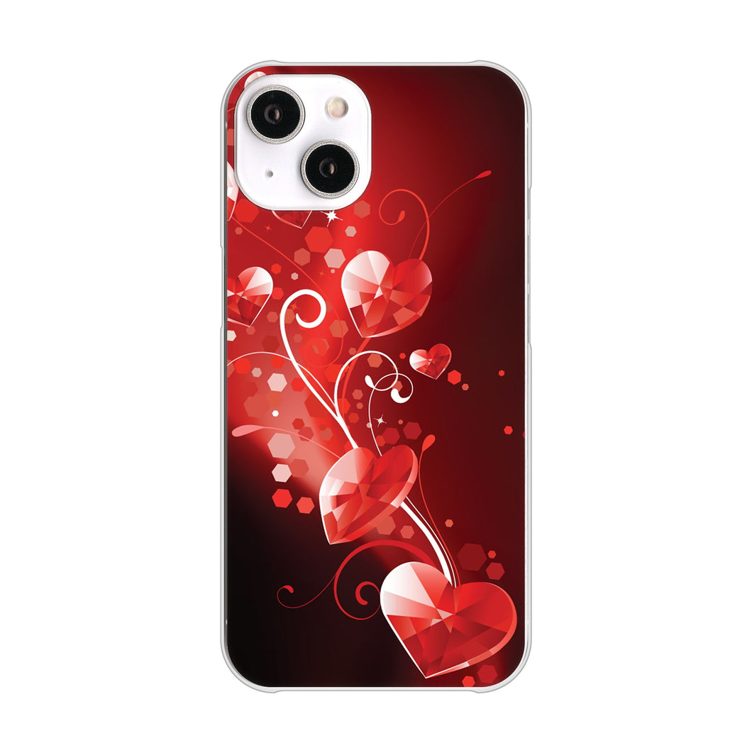 iPhone14 高画質仕上げ 背面印刷 ハードケース きらめきハート