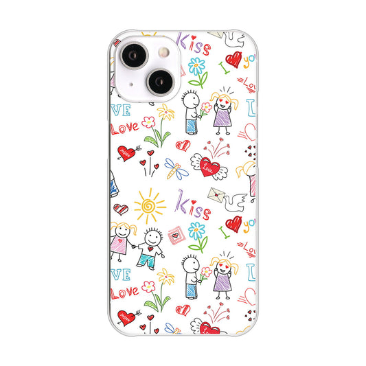 iPhone14 高画質仕上げ 背面印刷 ハードケース カップル&ファミリー