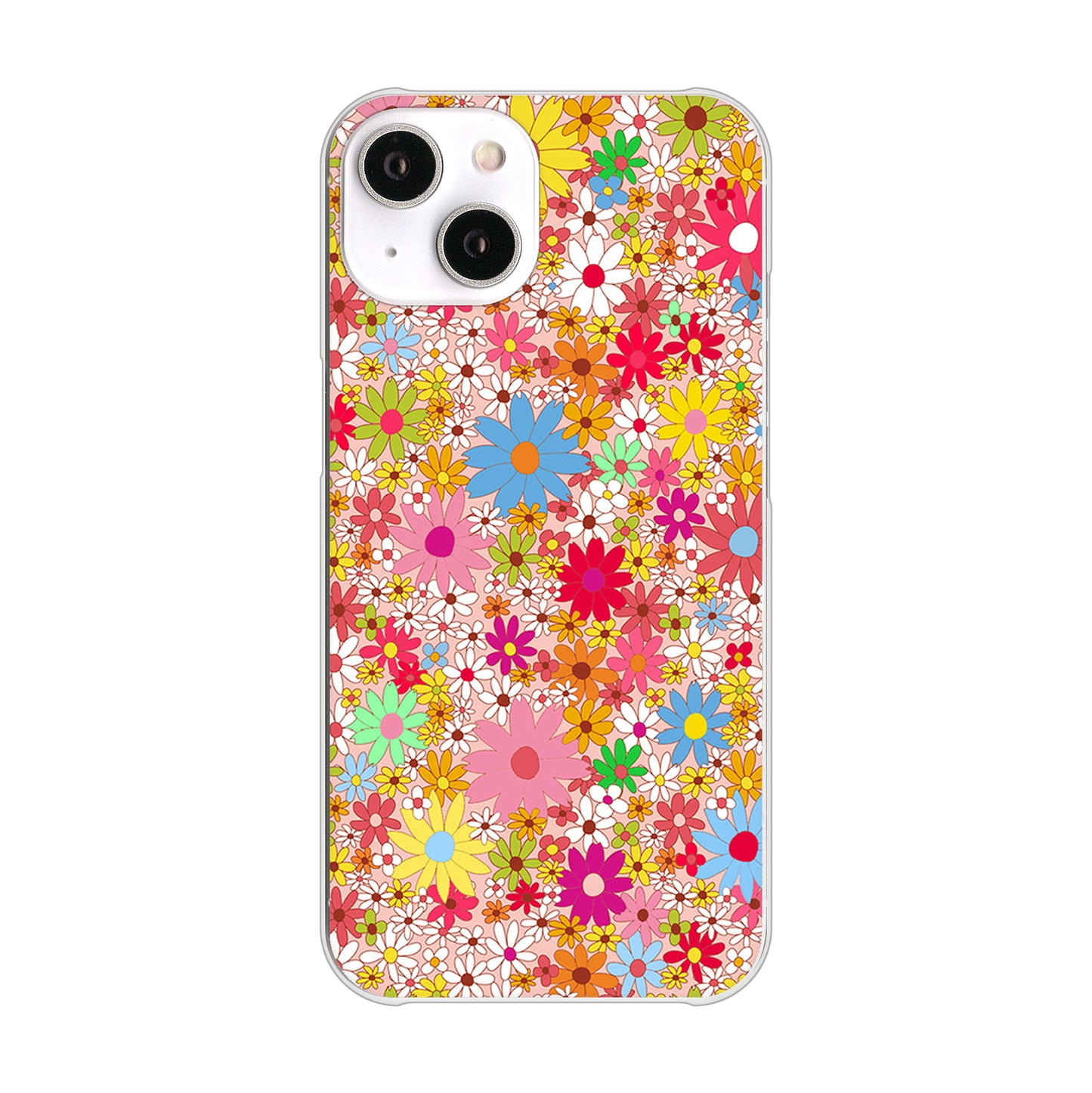iPhone14 高画質仕上げ 背面印刷 ハードケース リバティプリント