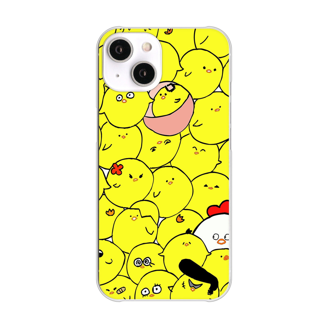 iPhone14 高画質仕上げ 背面印刷 ハードケース 【1031 ピヨピヨ】