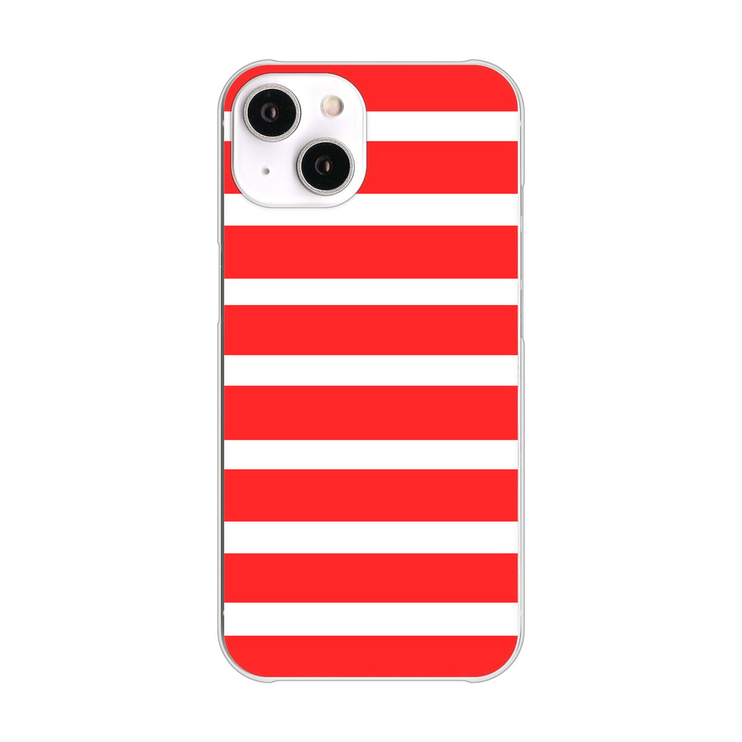 iPhone14 高画質仕上げ 背面印刷 ハードケース シンプルボーダー