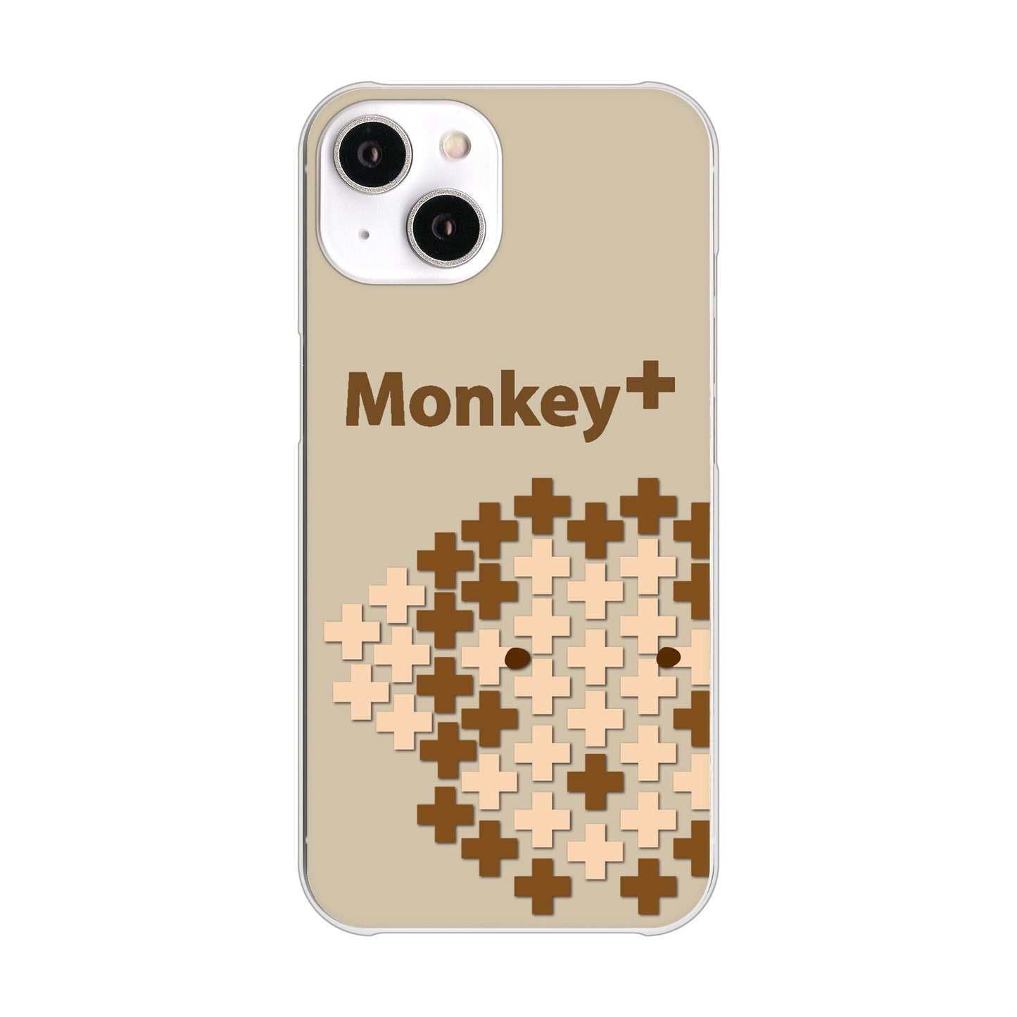 iPhone14 高画質仕上げ 背面印刷 ハードケース animal+