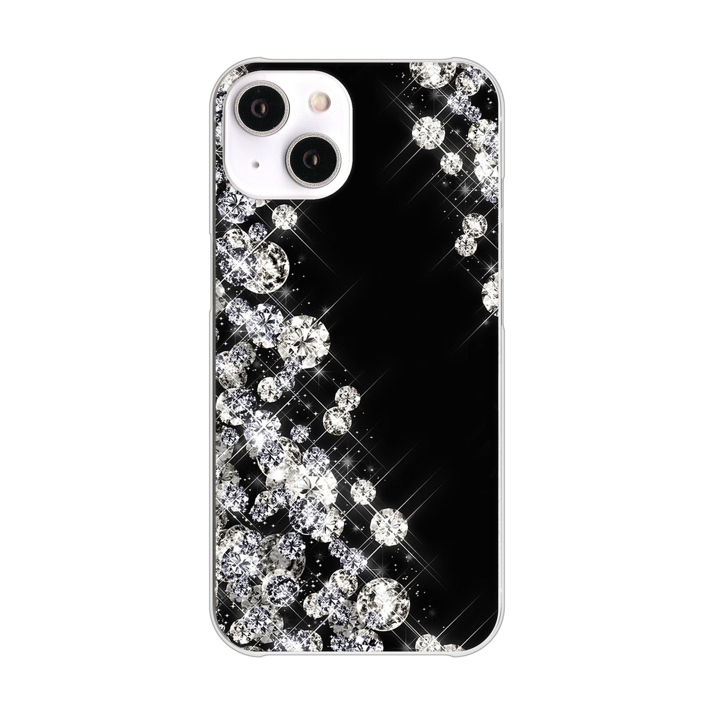 iPhone14 高画質仕上げ 背面印刷 ハードケース 【VA871 ダイヤモンドフレーム】