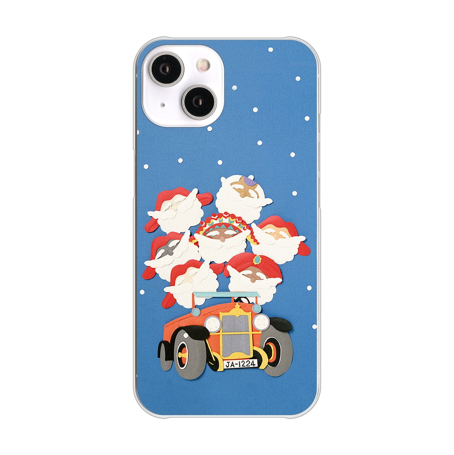 iPhone14 高画質仕上げ 背面印刷 ハードケース クリスマス