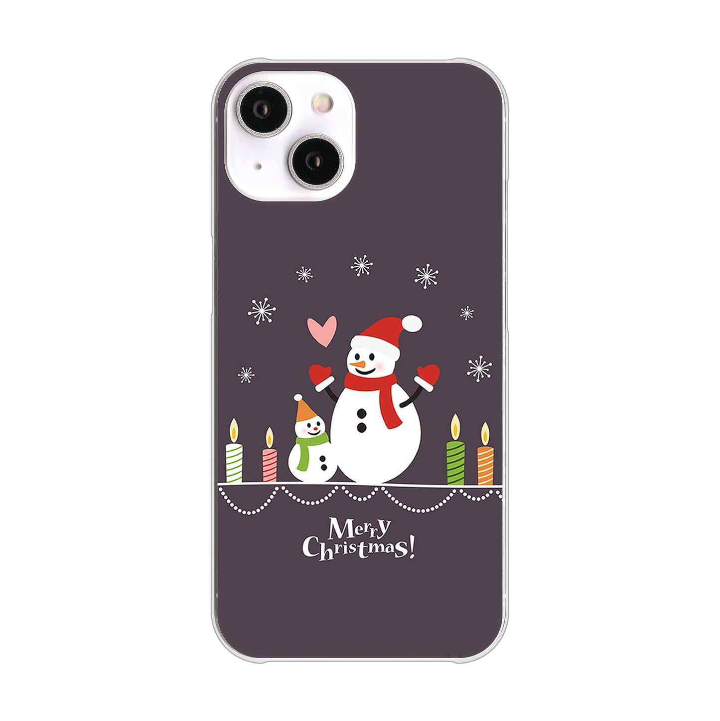 iPhone14 高画質仕上げ 背面印刷 ハードケース クリスマス