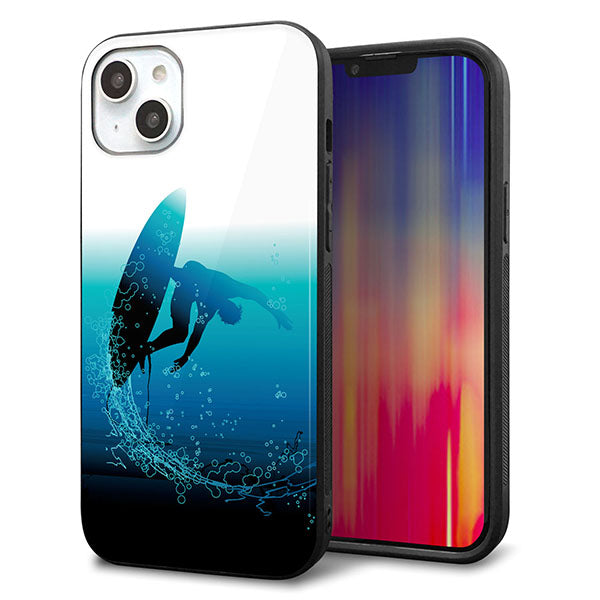 iPhone14 Plus 強化ガラス&TPUスマホケース ガラプリ【416 カットバック】