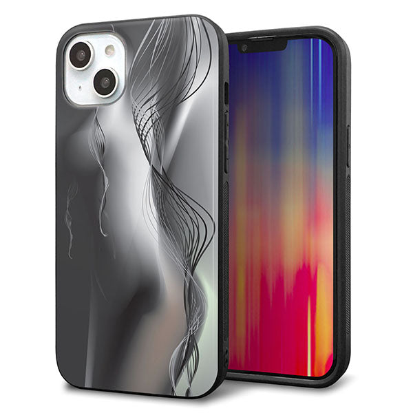 iPhone14 Plus 強化ガラス&TPUスマホケース ガラプリ【566 ボディウォール】