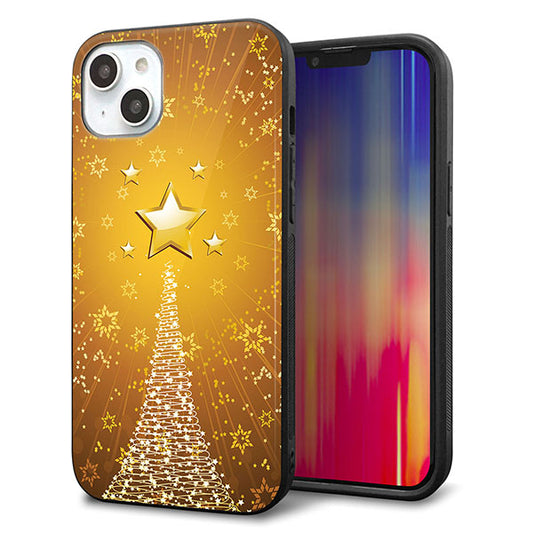 iPhone14 Plus 強化ガラス&TPUスマホケース ガラプリ【590 光の塔】