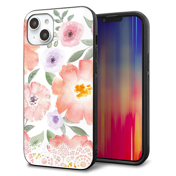 iPhone14 Plus 強化ガラス&TPUスマホケース ガラプリ【SC944 ドゥ・パフューム2】