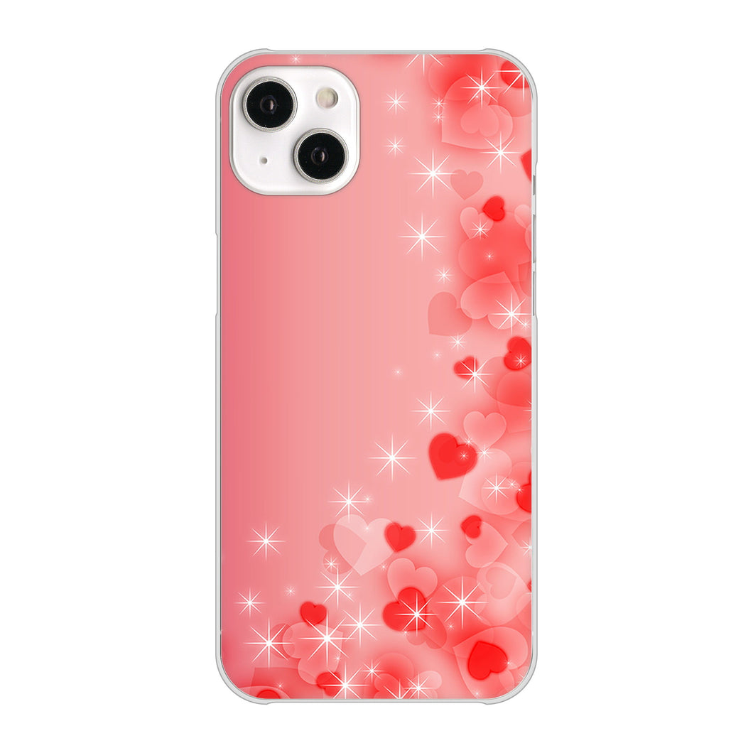 iPhone14 Plus 高画質仕上げ 背面印刷 ハードケース【003 ハート色の夢】