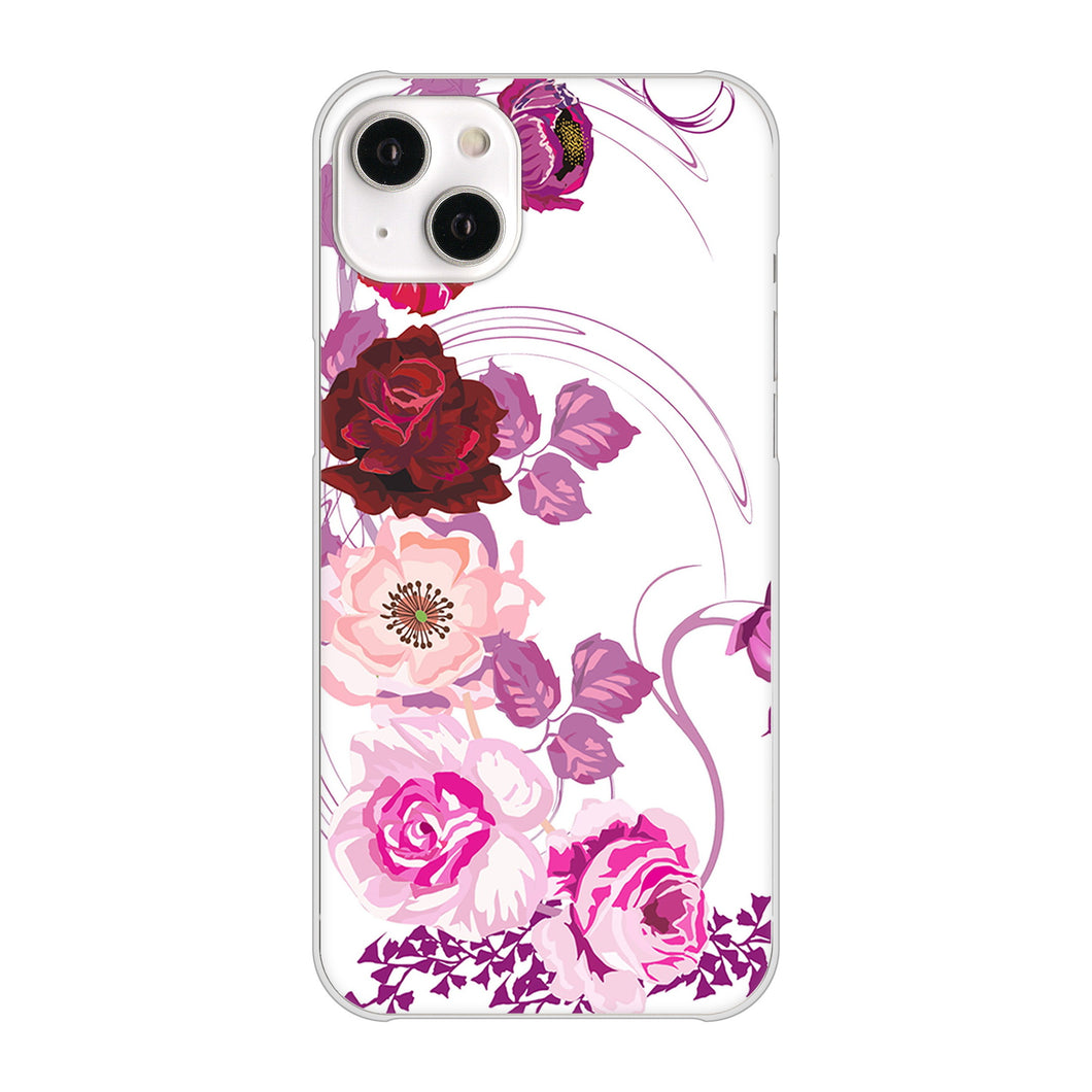 iPhone14 Plus 高画質仕上げ 背面印刷 ハードケース【116 6月のバラ】