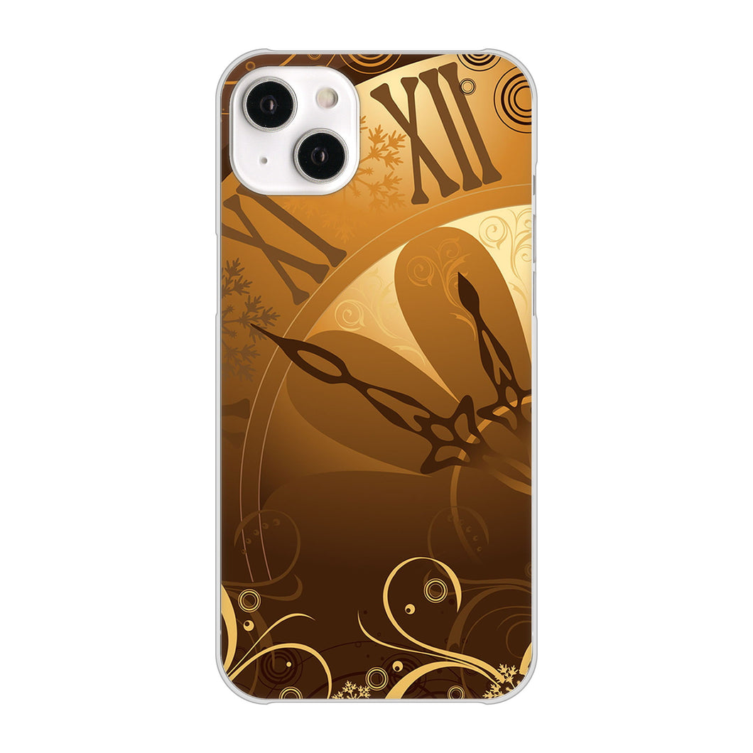 iPhone14 Plus 高画質仕上げ 背面印刷 ハードケース【185 時を刻む針】