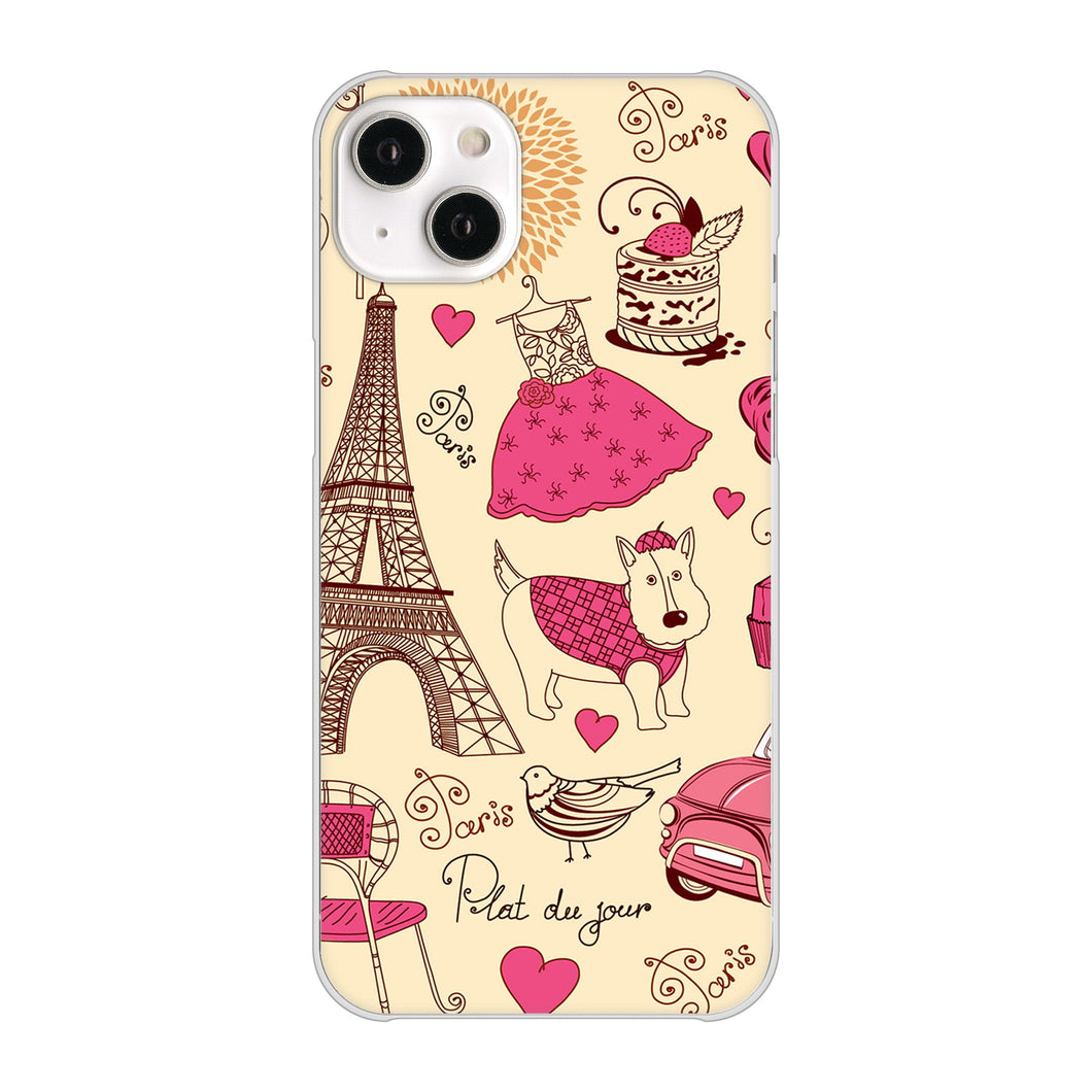 iPhone14 Plus 高画質仕上げ 背面印刷 ハードケース【265 パリの街】