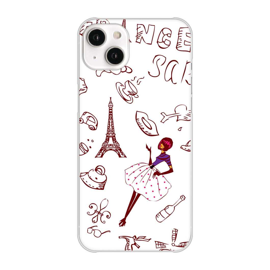 iPhone14 Plus 高画質仕上げ 背面印刷 ハードケース【296 フランス】