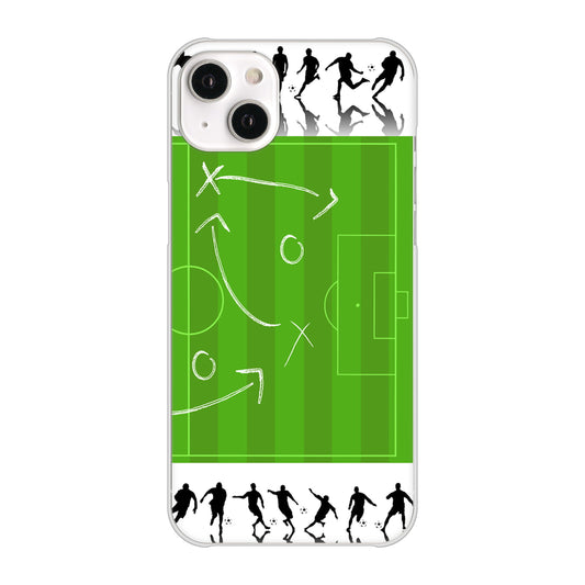 iPhone14 Plus 高画質仕上げ 背面印刷 ハードケース【304 サッカー戦略ボード】