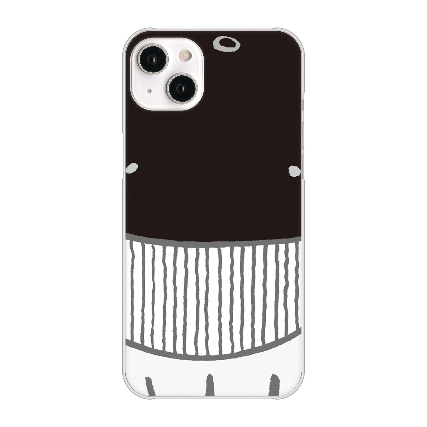 iPhone14 Plus 高画質仕上げ 背面印刷 ハードケース【355 くじら】