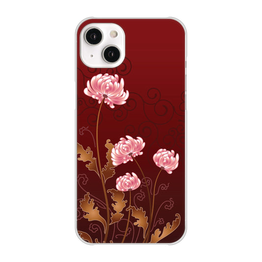 iPhone14 Plus 高画質仕上げ 背面印刷 ハードケース【375 優美な菊】