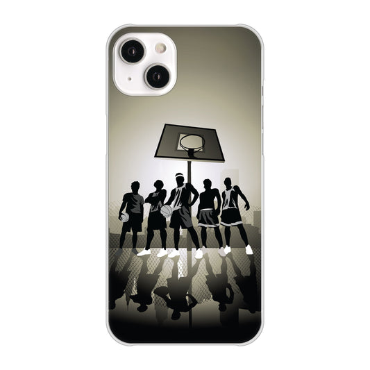 iPhone14 Plus 高画質仕上げ 背面印刷 ハードケース【389 クールバスケ】