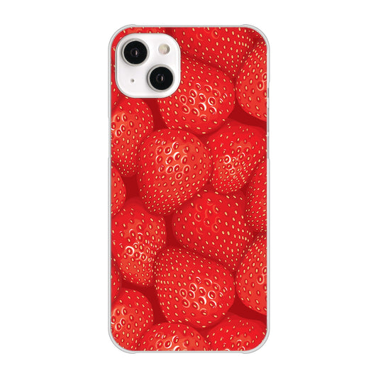 iPhone14 Plus 高画質仕上げ 背面印刷 ハードケース【444 ストロベリーウォール】