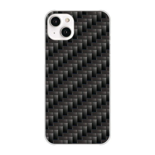 iPhone14 Plus 高画質仕上げ 背面印刷 ハードケース【461 カーボン】