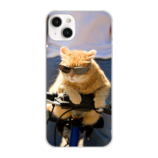 iPhone14 Plus 高画質仕上げ 背面印刷 ハードケース【595 にゃんとサイクル】