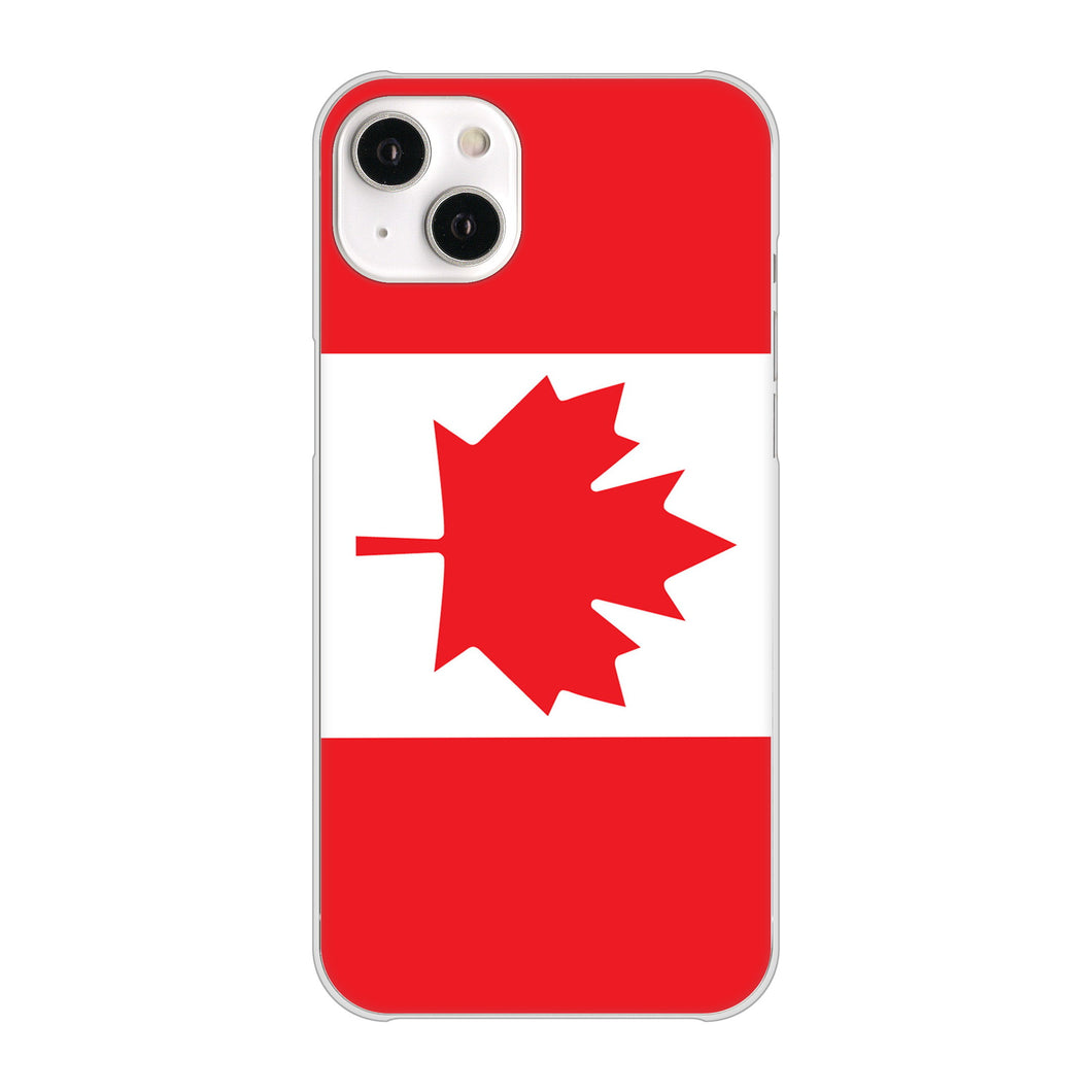 iPhone14 Plus 高画質仕上げ 背面印刷 ハードケース【669 カナダ】