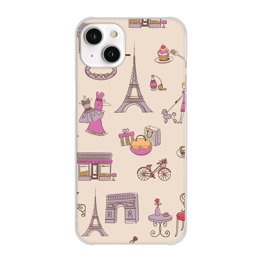 iPhone14 Plus 高画質仕上げ 背面印刷 ハードケース【708 お気に入りのパリ】