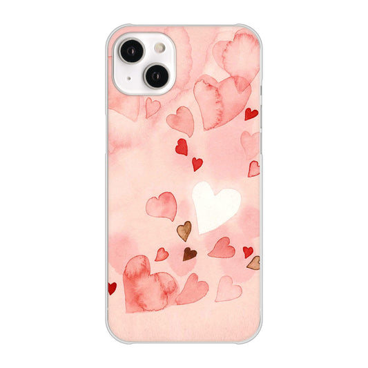 iPhone14 Plus 高画質仕上げ 背面印刷 ハードケース【1125 ハートの和紙】