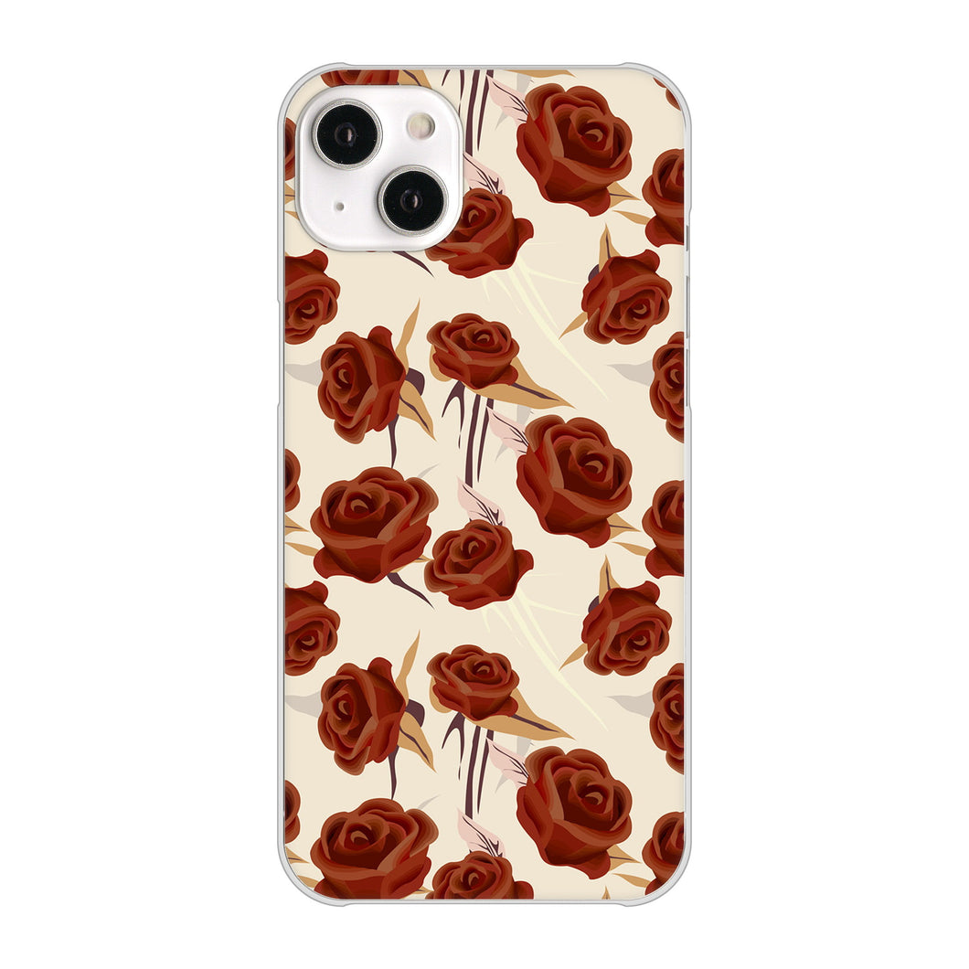 iPhone14 Plus 高画質仕上げ 背面印刷 ハードケース【1157 クラシックローズ】